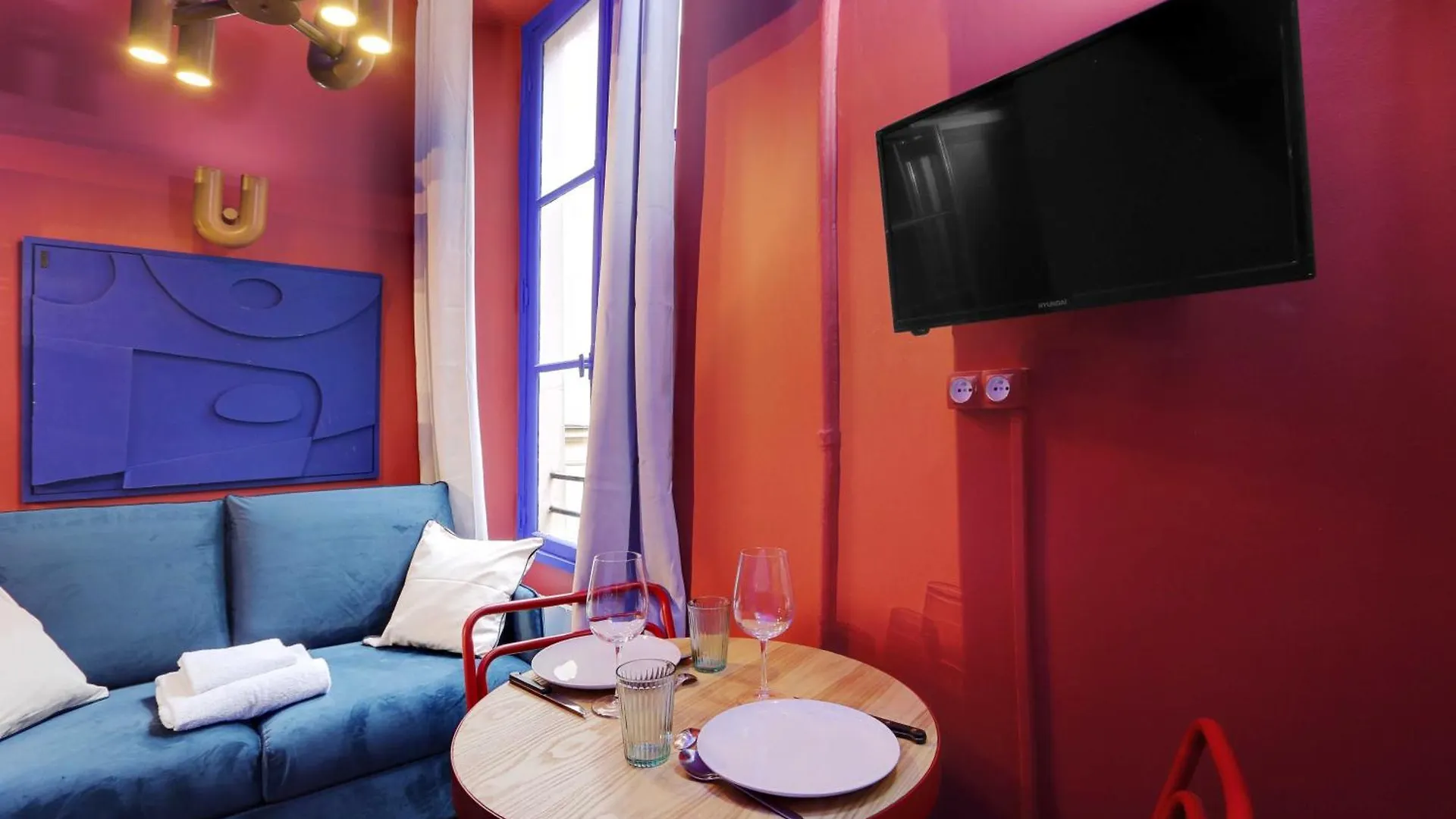 Colourful Studio For 2 - Heart Of Le Marais Paříž 0*,
